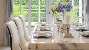 marble dining table gold coast