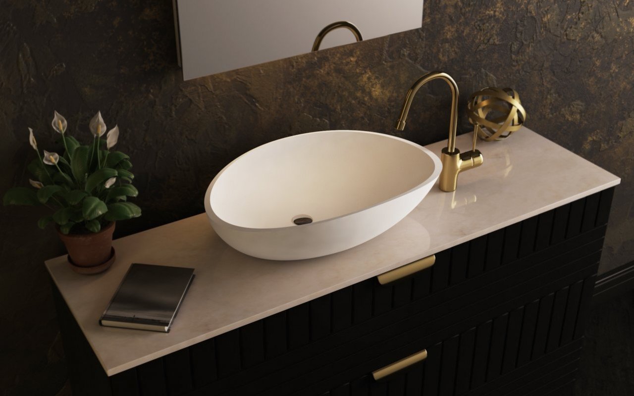 stone bathroom sink