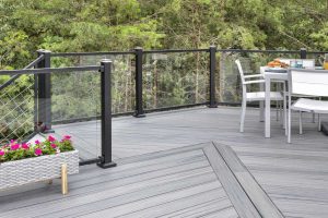 glass deck railings