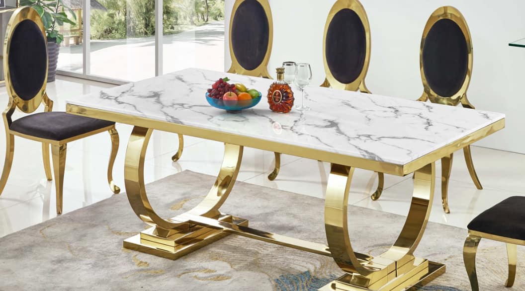 marble dining table in Gold Coast