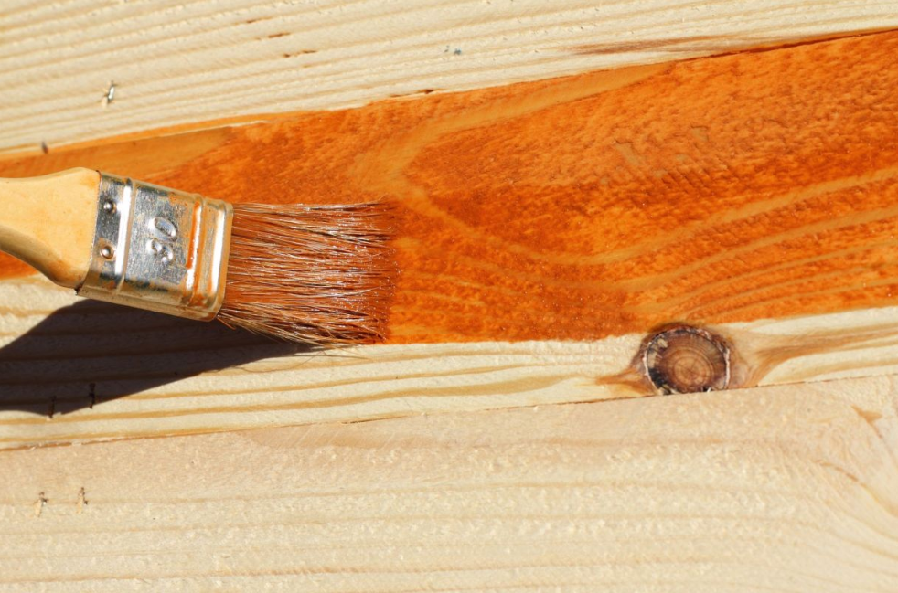 wood staining services