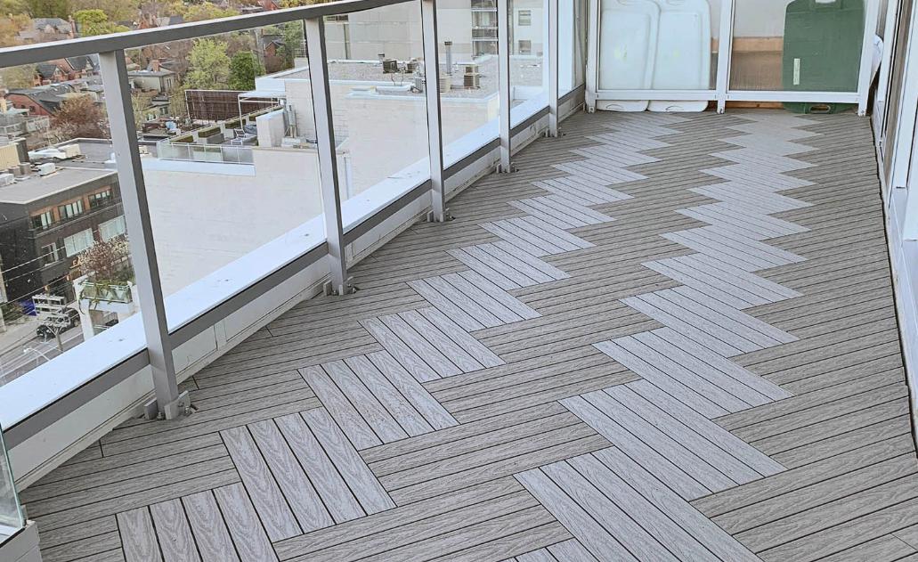 interlocking balcony floor tiles