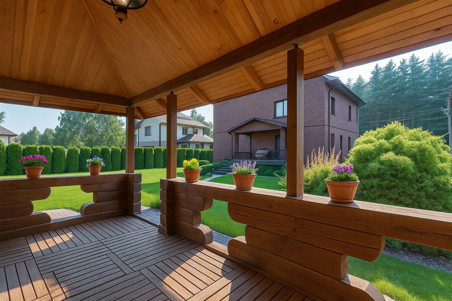 pergola installation